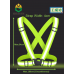 Adjustable Safety Visibility Reflective Belt Clip On tali badan kilat keselamatan tali pinggang fluorescent