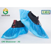 Ready Stock 100pcs Disposable CPE Shoe cover Boot cover Shoecover 3g 4g waterproof non-slip hygiene 3gram 4gram thick