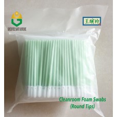 Cleanroom Foam Swabs Cleaning stick round tips 500pcs 3inch wiping 742