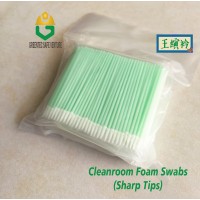 Cleanroom Foam Swabs Cleaning stick sharp tips 500pcs 3inch wiping 750B 76mm