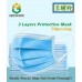 Disposable 3 ply non woven face mask earloop