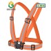 Adjustable Safety Visibility Reflective Belt Clip On tali badan kilat keselamatan tali pinggang fluorescent
