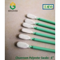 Cleanroom Polyester Swab cleaning swab 6inch 163mm industrial wiping 761 cleaning stick cloth 100pcs